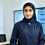 자율주행차 - **Professional Pakistani Engineer:** "A fully clothed, professional Pakistani engineer wearing modes...