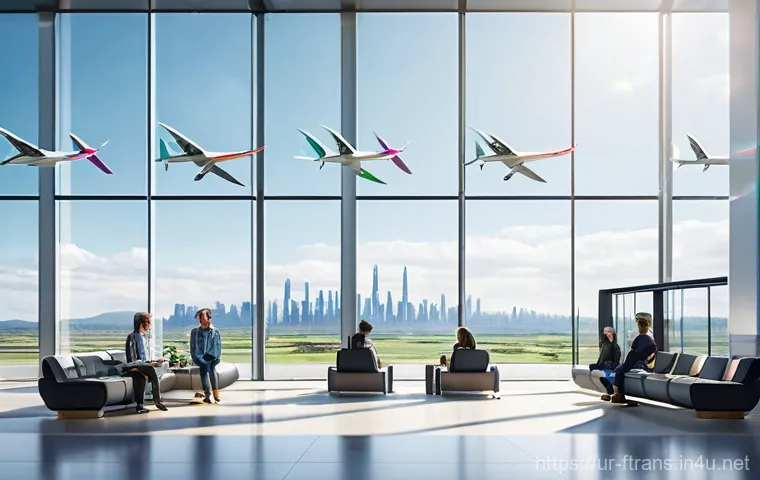 하늘을 나는 자동차 충전소 - **Prompt 2: Mid-Air Wireless Charging of an eVTOL**
    An eVTOL aircraft, with a sleek, aerodynamic...