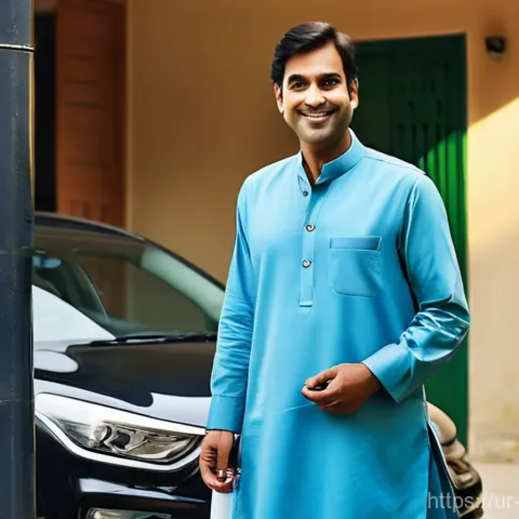 전기차 충전기 설치 - **Prompt 1: Peaceful Morning Commute Prep**
"A serene morning scene in a modern Pakistani home's...