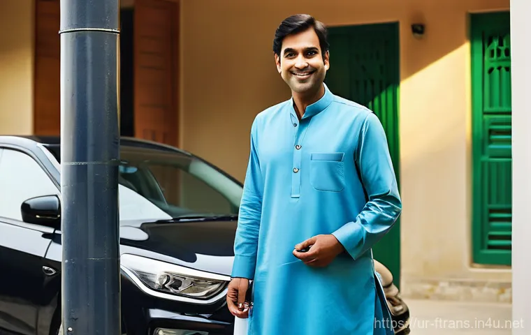 전기차 충전기 설치 - **Prompt 1: Peaceful Morning Commute Prep**
"A serene morning scene in a modern Pakistani home's...