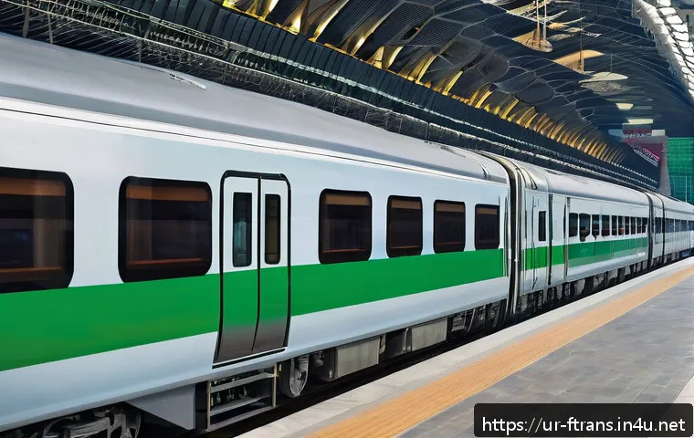 고속철도 열차 - A bustling modern high-speed train station in Pakistan during the early morning, featuring a sleek s...